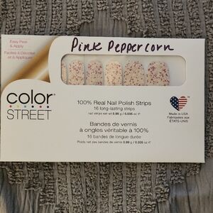 Color Street Pink Peppercorn Nail Strips